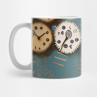 Time's Elegance Unveiled - Watch Components Art Mug